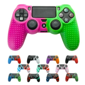 Hỗn Hợp Màu Silicon Bảo Vệ Ốp Lưng Tay Cầm Chơi Game Vỏ Bộ Điều Khiển Silicon Mềm Bao Da Cho Sony Playstation 4 PS4